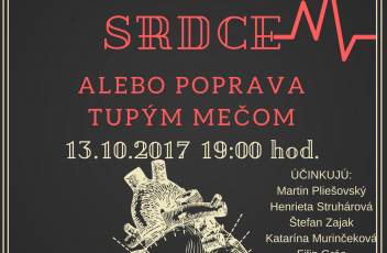Plagát divadelnej hry Luigiho srdce